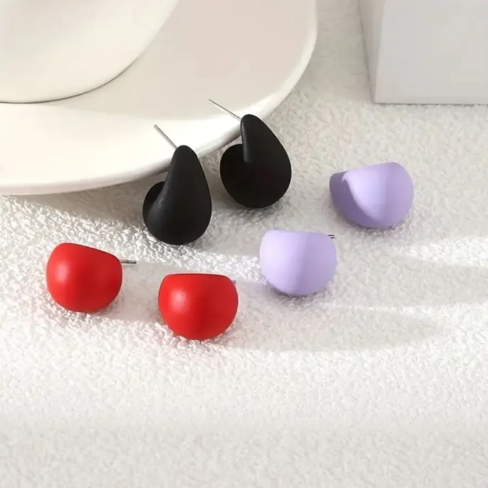 ✨🆕✨ BoHo Chic Teardrop Earrings in 3 pairs: Red, Purple, Black✨